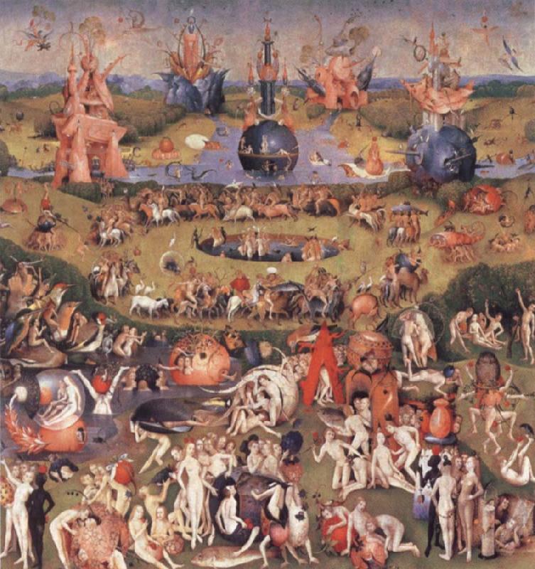 BOSCH, Hieronymus The Garden of Earthly Delights oil painting image